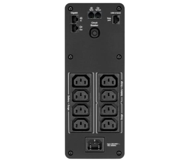APC BR1600SI UPS Back ProBR1600VA/960W 6xC13, AVR,LCD, Ładowarka USB A/C Czysta sinusoida przy pracy bateryjnej - 703318 - zdjęcie 3